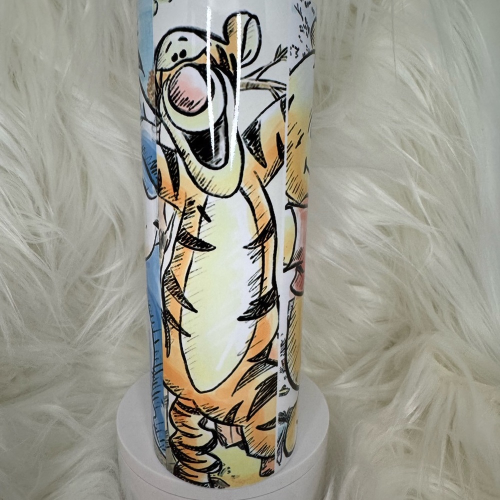 20 oz Watercolor P & Friends Travel Tumbler